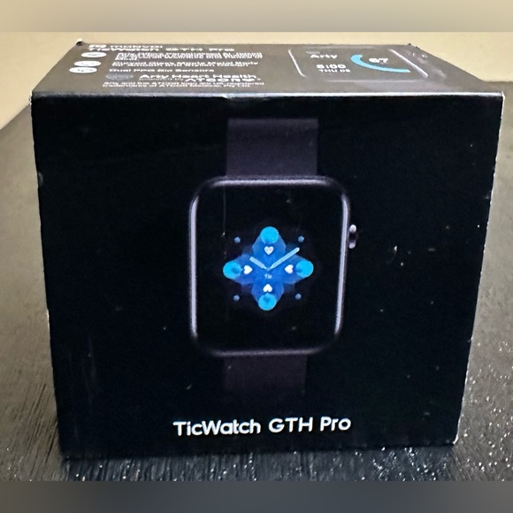 TicWatch GTH Pro Smartwatch, Heart Health Dual Sensor GPS Black New In Open Box - Picture 13 of 13